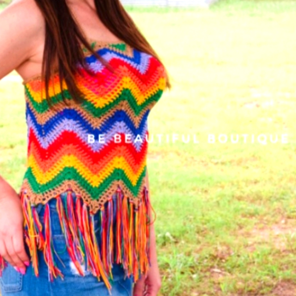 Judith March crochet halter